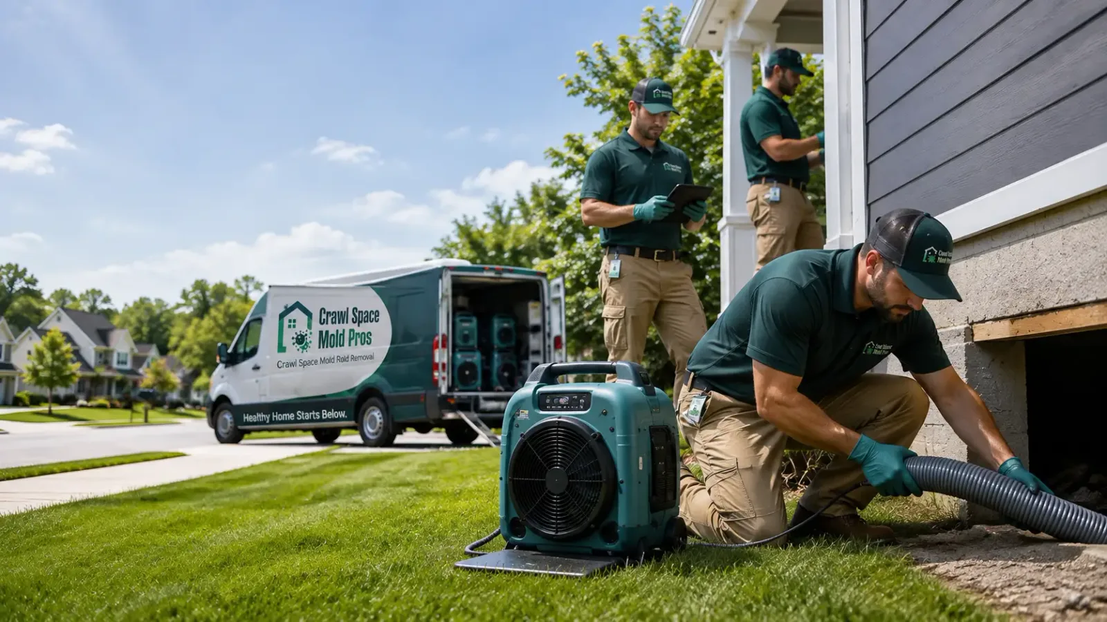 Crawl Space Mold Removal in Uniontown, PA